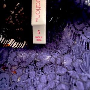 Purple/dark blue lace dress